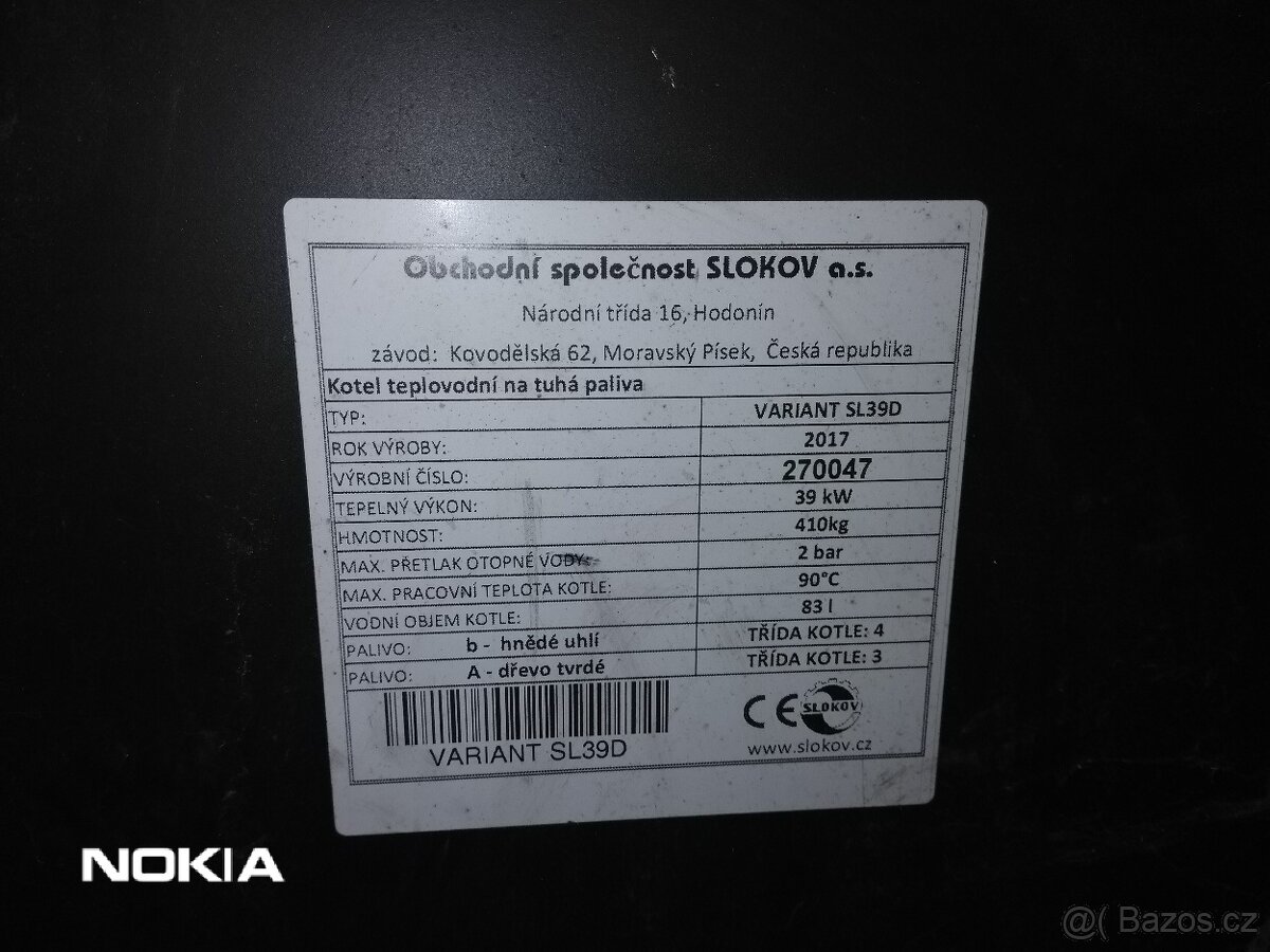 Kotel Slokov Variant SL39D - 2