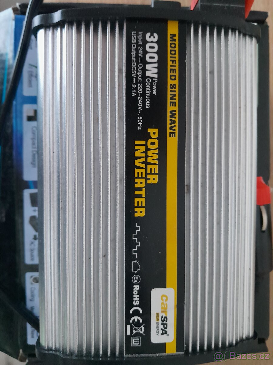 Měnič 24/230V/300W - 2