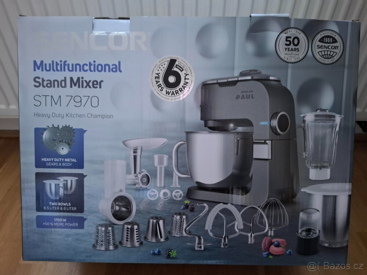 Multifunkční kuchyňský robot Sencor STM 7970SS (nový) - 2
