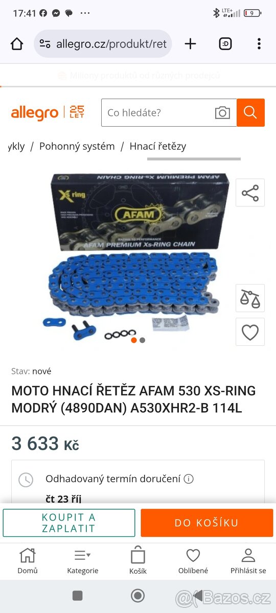 Nový Řetěz AFAM 530 XHR - 2