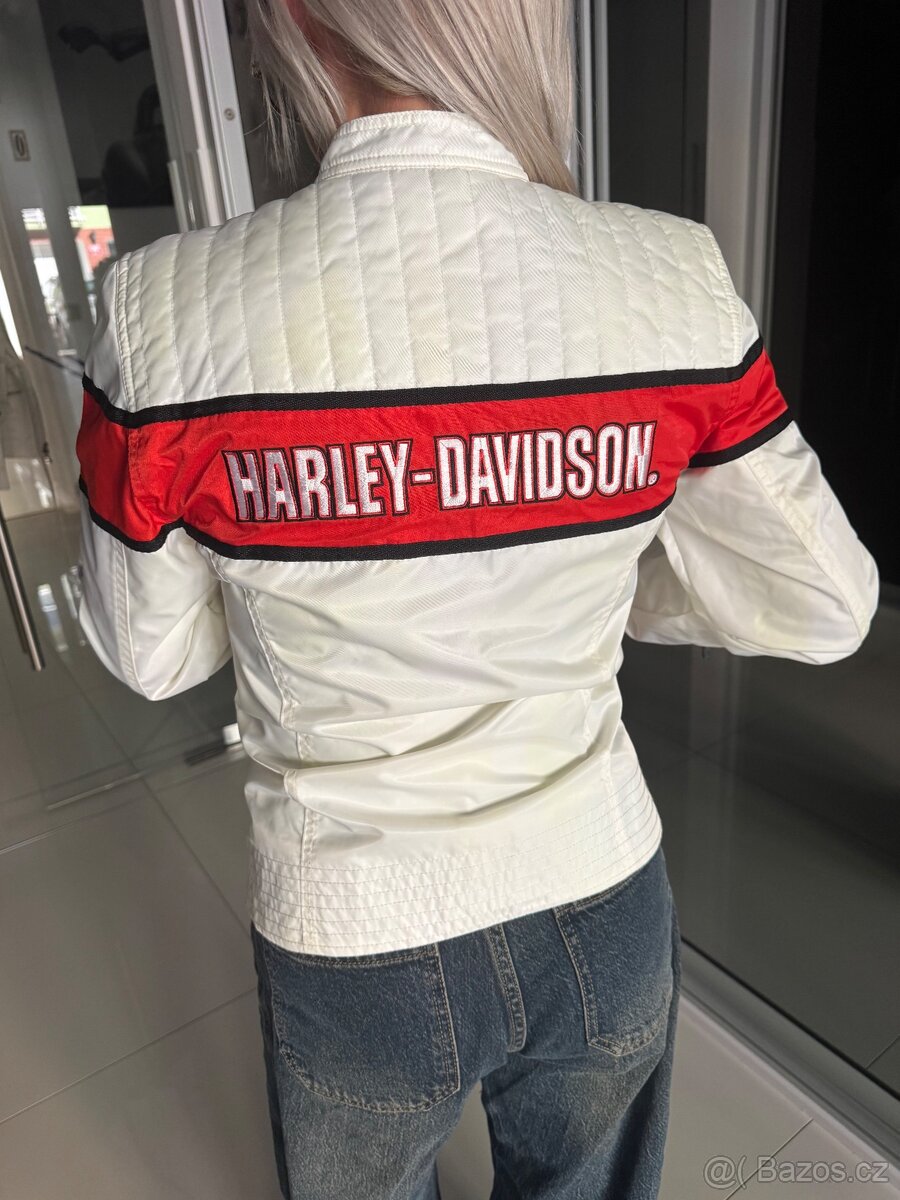 Harley davidson bunda bílá - 2