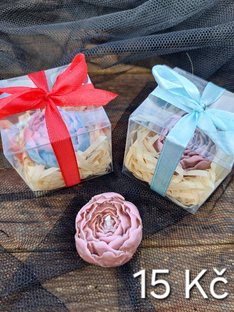 Sójová svíčka Pivoňky - 2