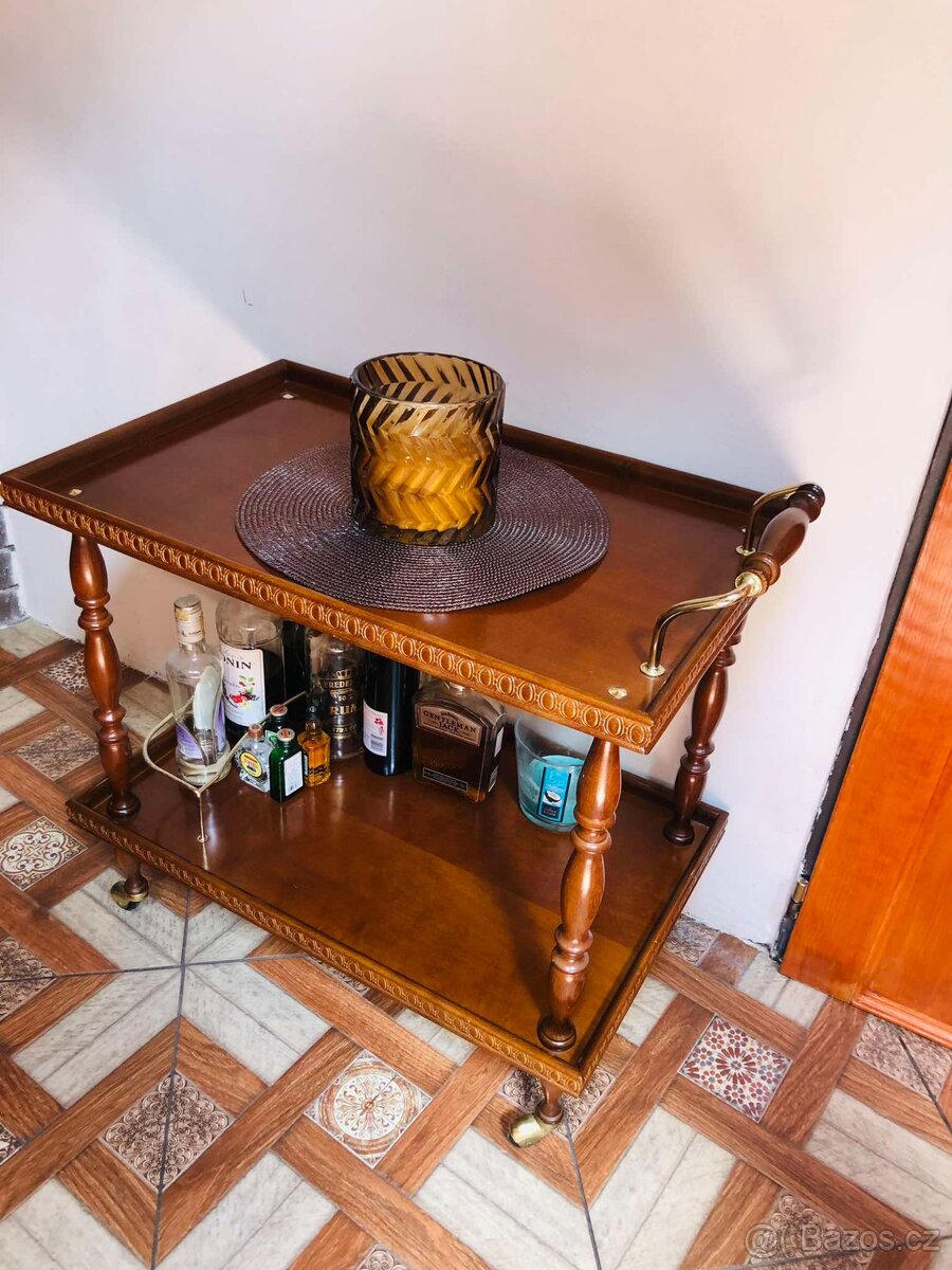 RETRO servírovací, barový stolek - 2