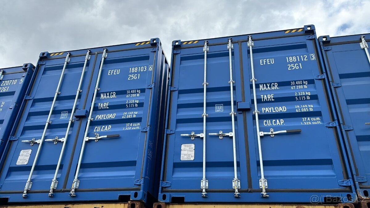 Nový lodní kontejner rv 2025 one way dv 20“ HC 40" - 2