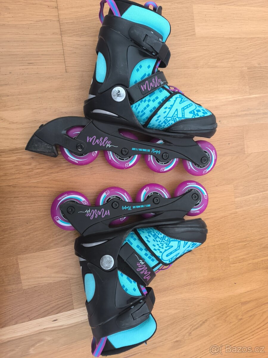 Dětské rostoucí brusle K2 Marlee 32-37 - 2