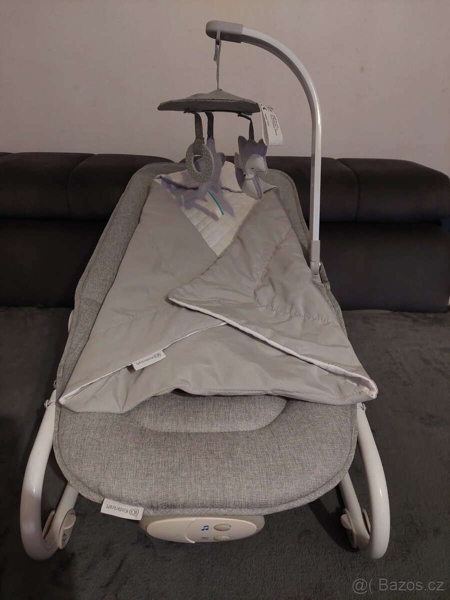 Polohovací vibrující lehátko,sedátko s melodiemi - 2