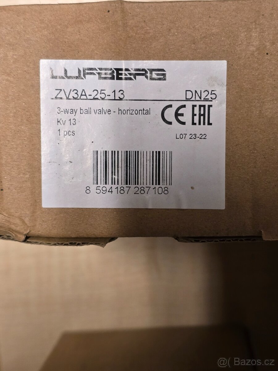 Zónový ventil Luftberg 1" třícestný - 2