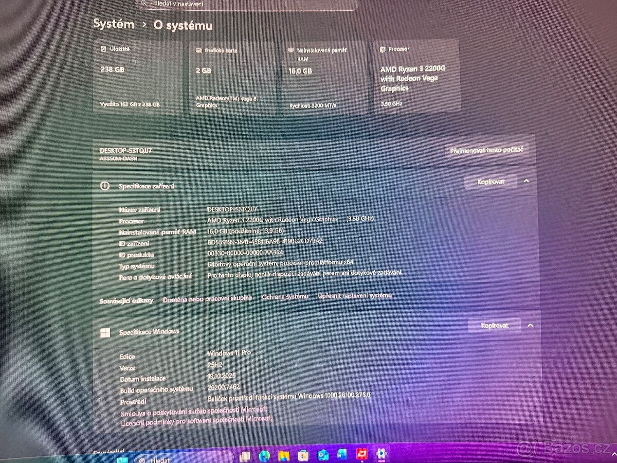 Herní PC – Ryzen 3, 16 GB RAM, RGB, připraveno na upgrade - 2