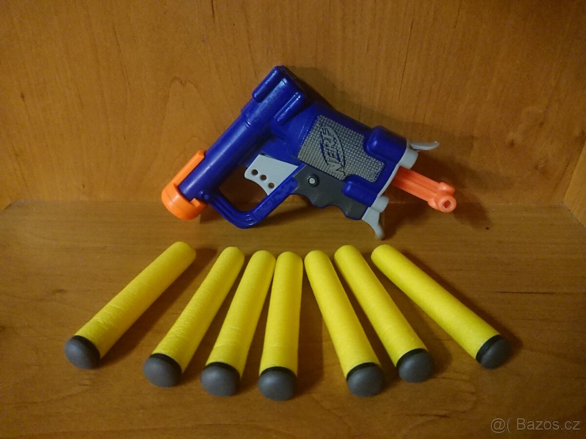 Nerf kapesní pistole + náboje - 2