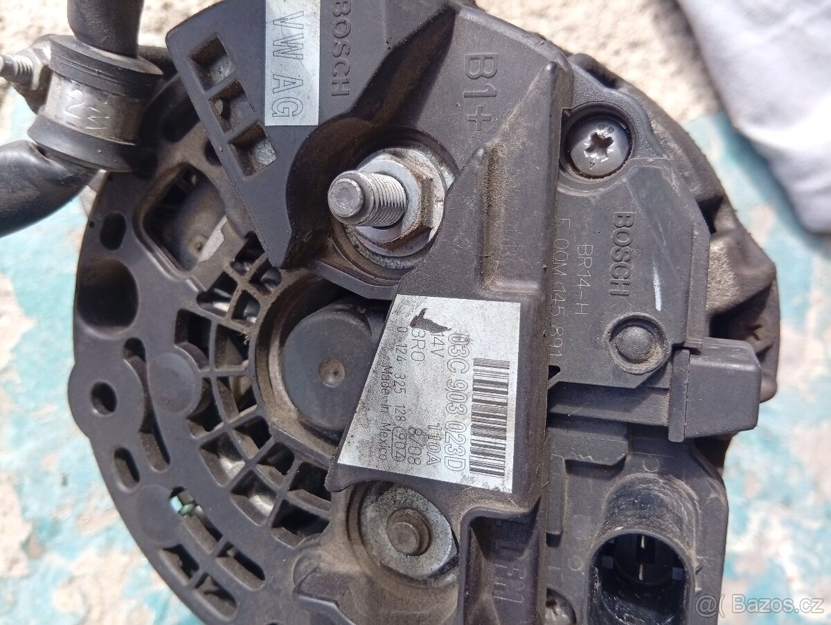 Prodám alternator vw golf 5,1.4 tsi,103 kw - 2