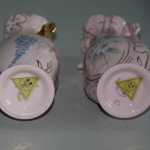 Vázička růžový porcelán Chodov - 2