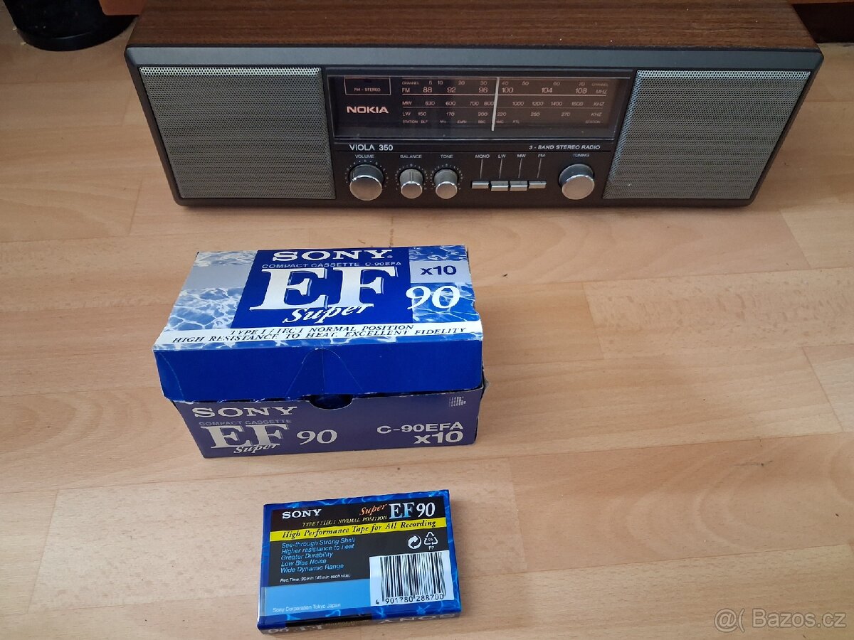 Audio kazety Sony EF90 - 2
