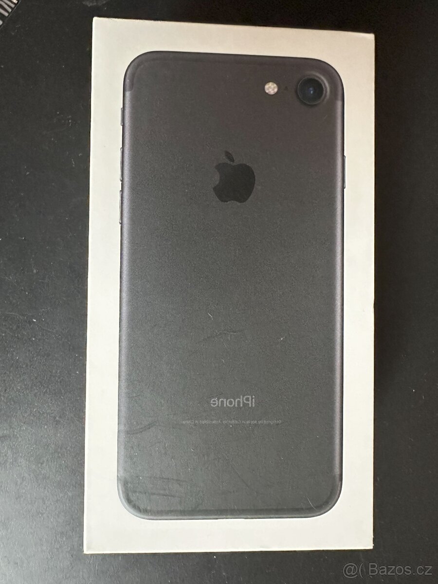 Prodám Appe iphone 7 černý, 32GB - vynikající stav - 2