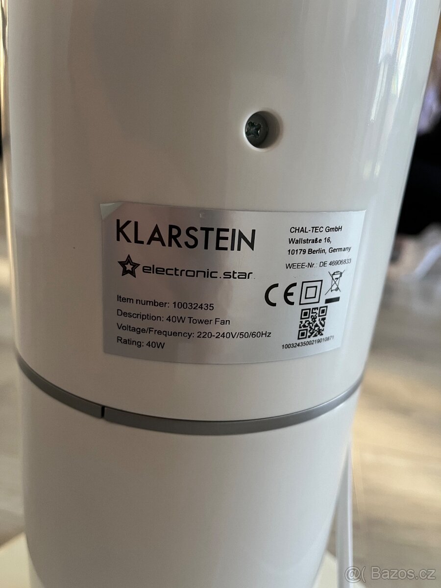 Ventilátor Klarstein Towe Fan - 2