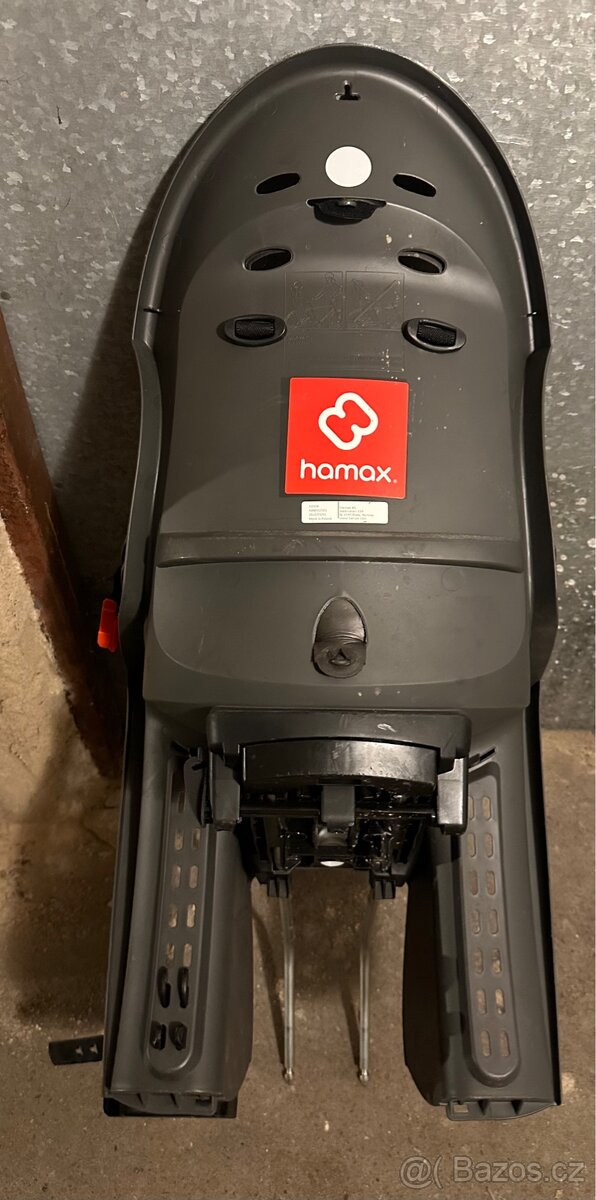 Dětská sedáčka na kolo - černá - 2