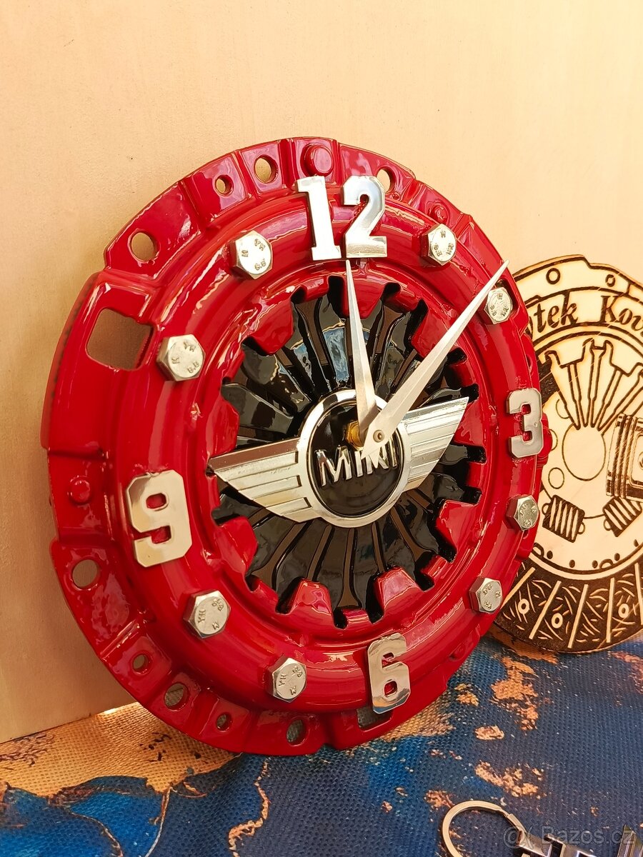 MINI COOPER hodiny z přítlačáku - Autonábytek Kovář - 2