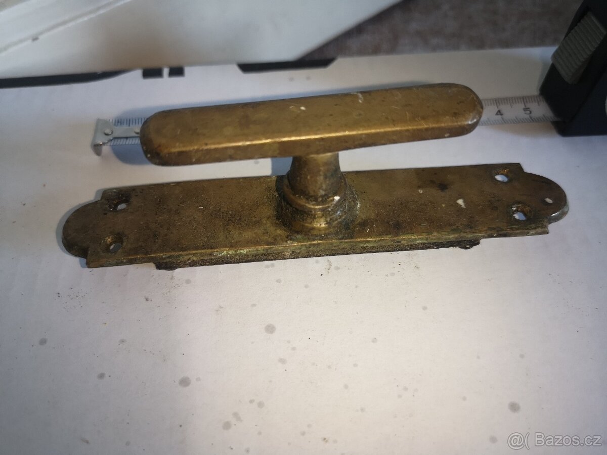 starožitná okenní klička rozvora, styl ALT WIEN - 2