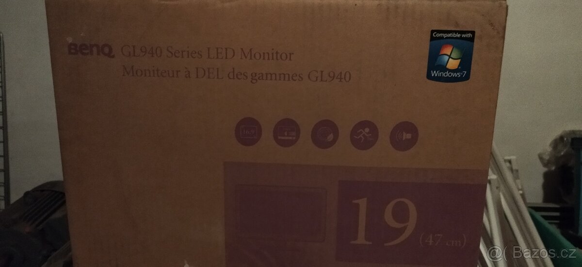 Prodám LCD monitor BenQ GL940M 19" LED - 2
