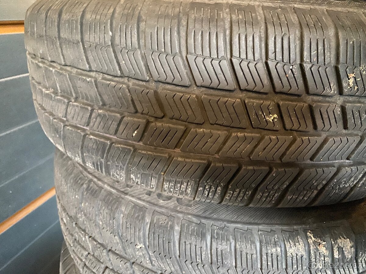 Plechové disky 15” 4x108 a zimní pneu 195/65/R15 - 2