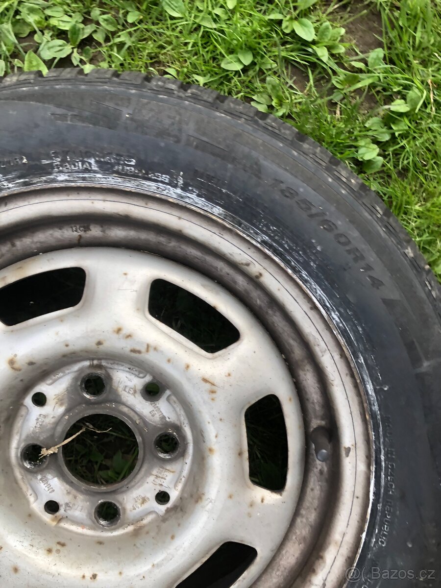 Predám zimné pneumatiky 4ks+disky - 2