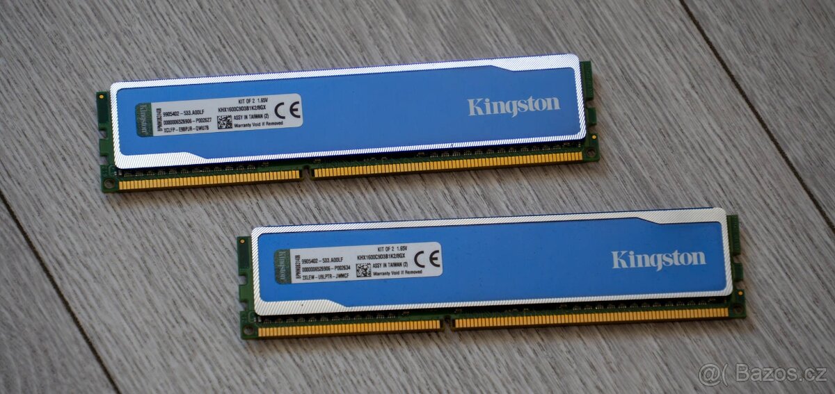 Paměť RAM Kingston HyperX Blu DDR3 2x4GB 1600MHz - 2