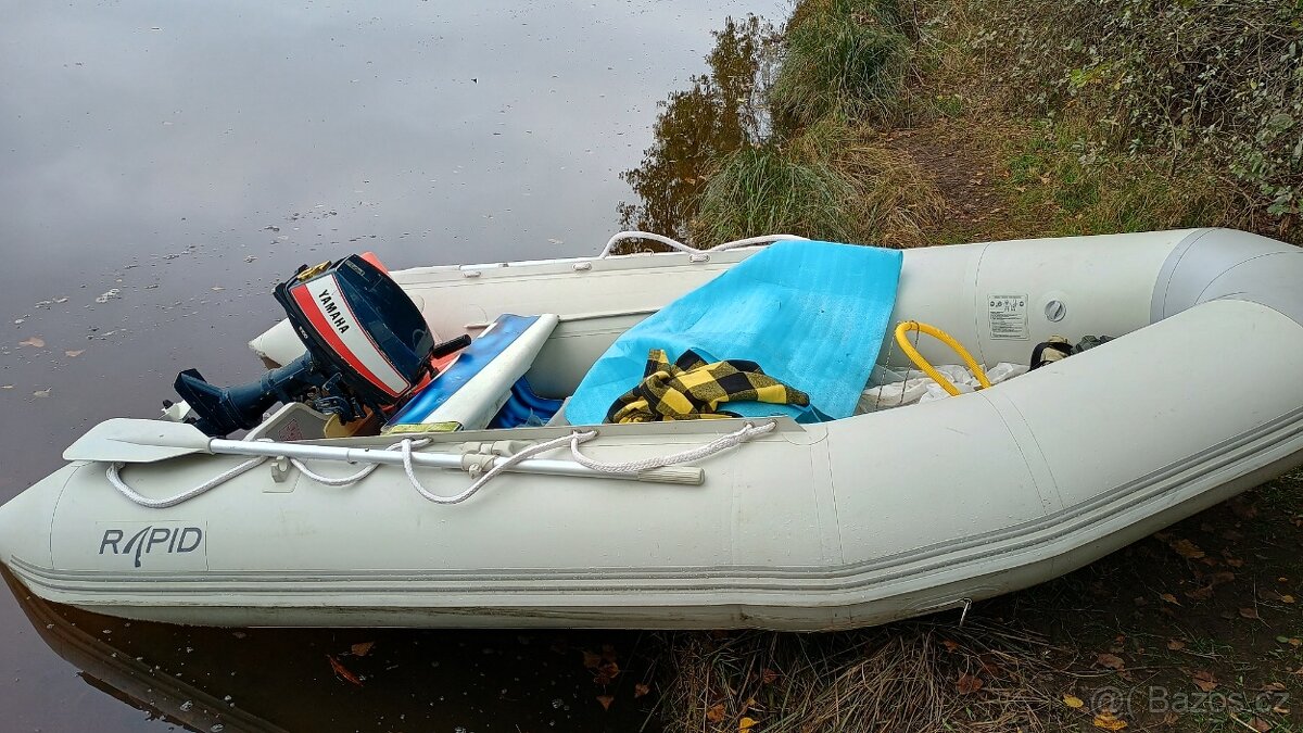 Motorový člun 3,65 m pro 4 osoby plus motor Yamaha - 2