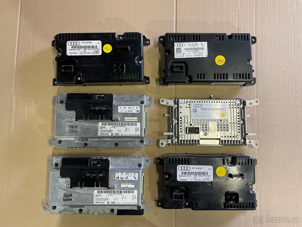 Display , obrazovku Navigace - Audi A4 , A5 , A6 , Q7 - 2