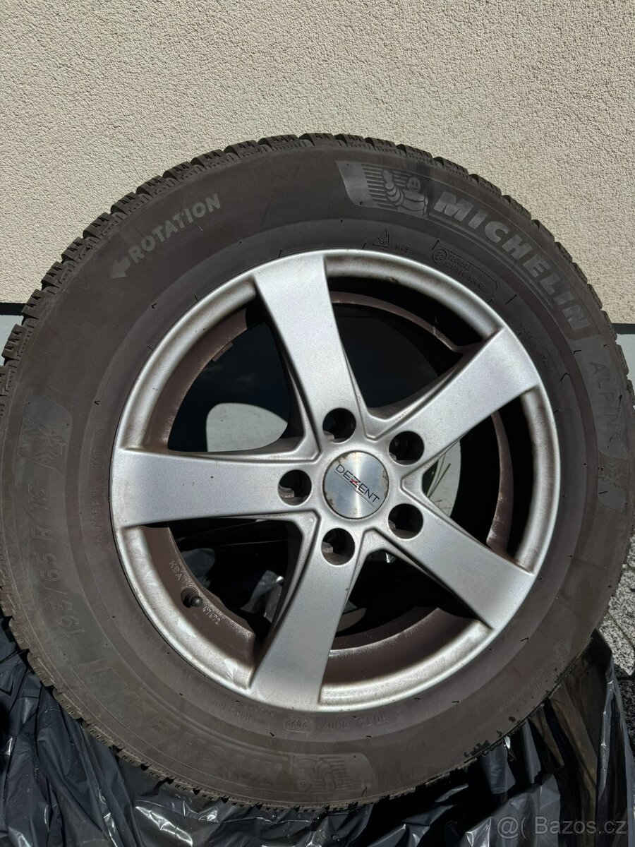 Disky na VW Golf 6 + zimní pneu Michelin - 2