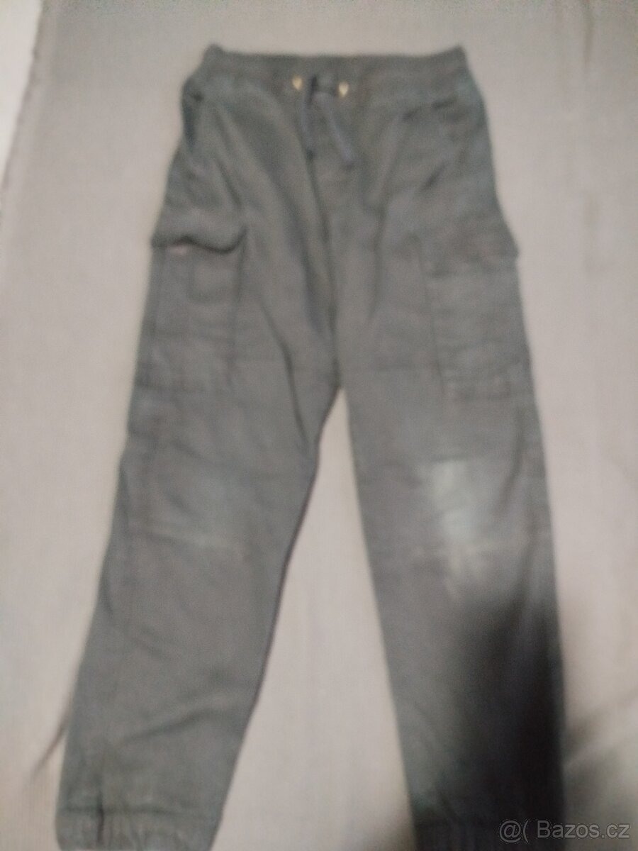Černé kalhoty H&M 140, 10-11let - 2