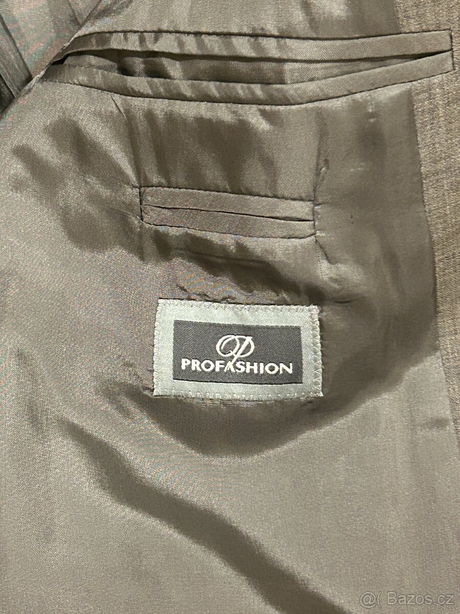 PÁNSKÝ SPOLEČENSKÝ ŠEDÝ OBLEK vel. 50 - 2