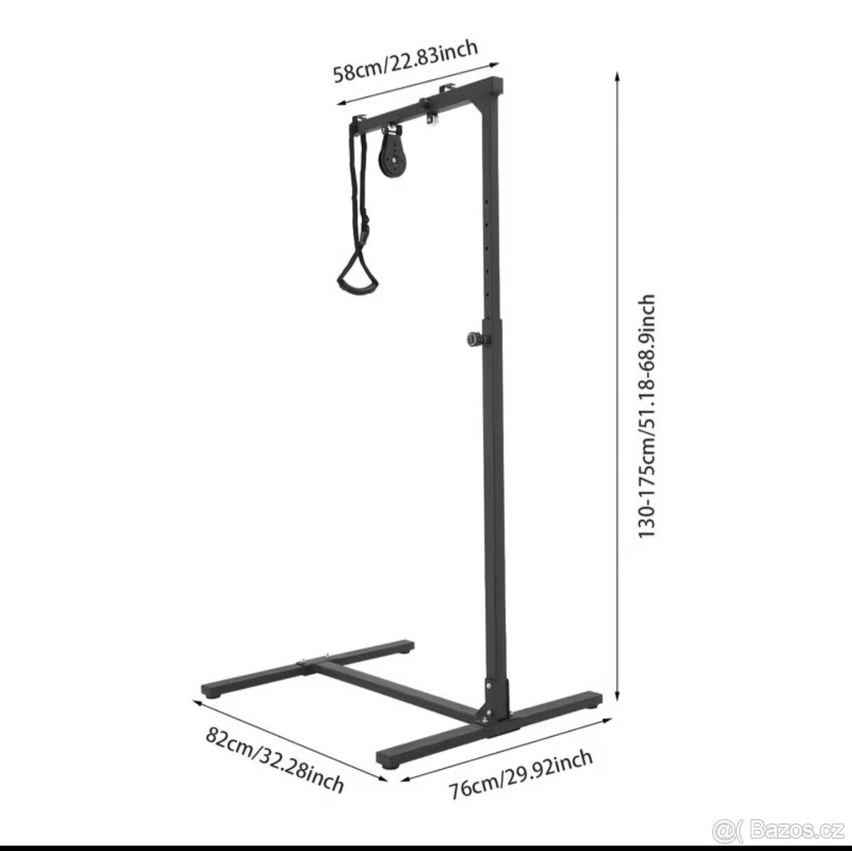 Nová nastavitelná hrazda k posteli, křeslu - 2