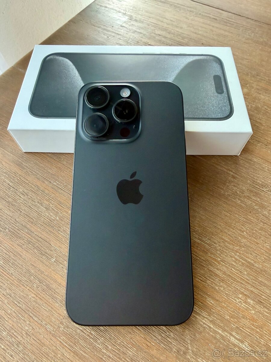 APPLE IPHONE 15 PRO 128GB ČERNÝ TITAN - 2