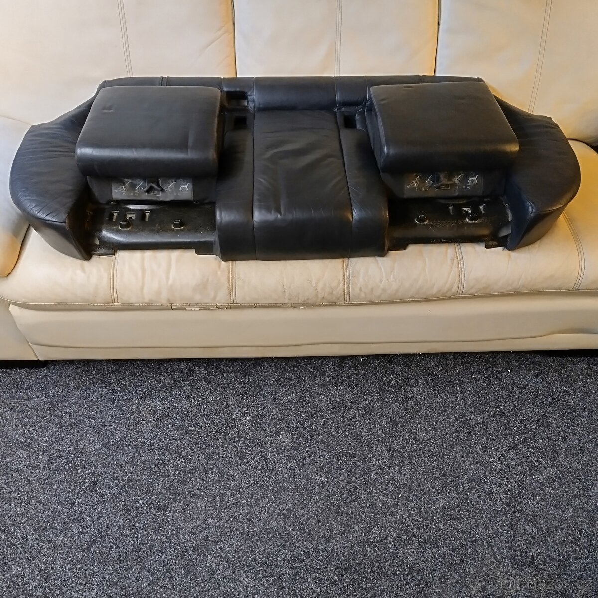 BMW E39 zadní lavice s Podsedaky - 2