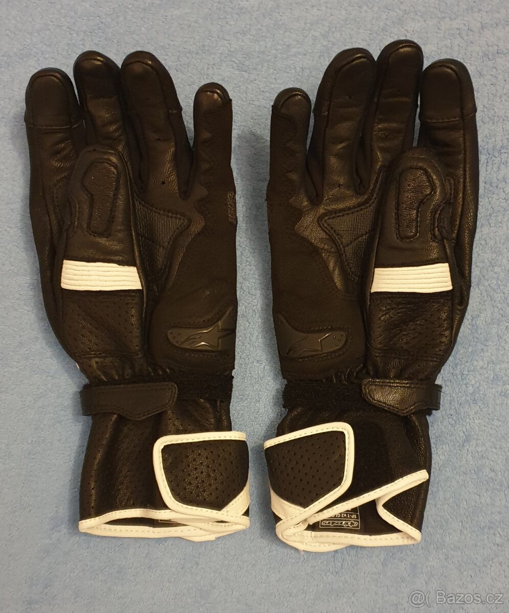 ALPINESTARS rukavice SP-1 V2 black/white - 2