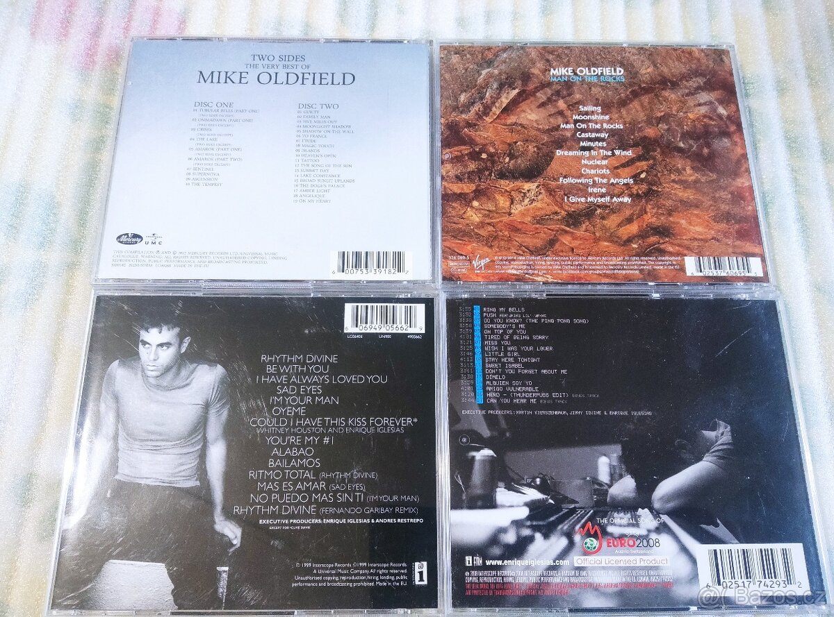 Cd - Mike Oldfield , Enrique Iglesias - 2