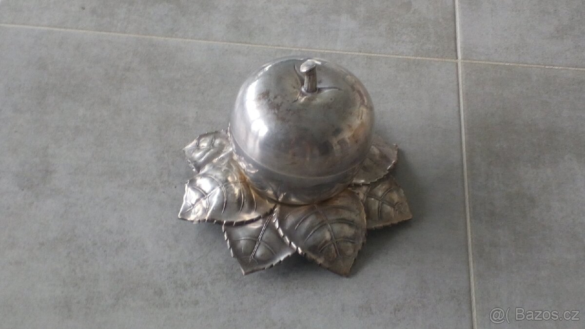 Starožitná alpaka jablko retro - 2