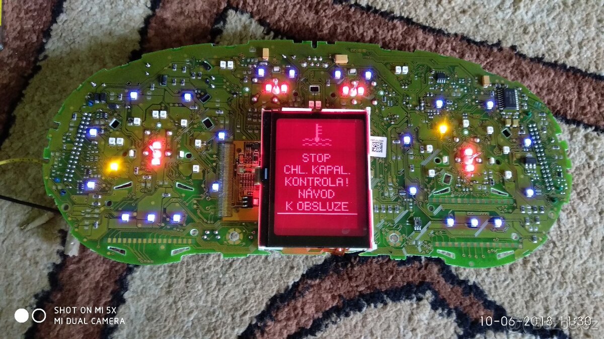 LCD displej Maxidot do budikov VDO, Jaeger - 2