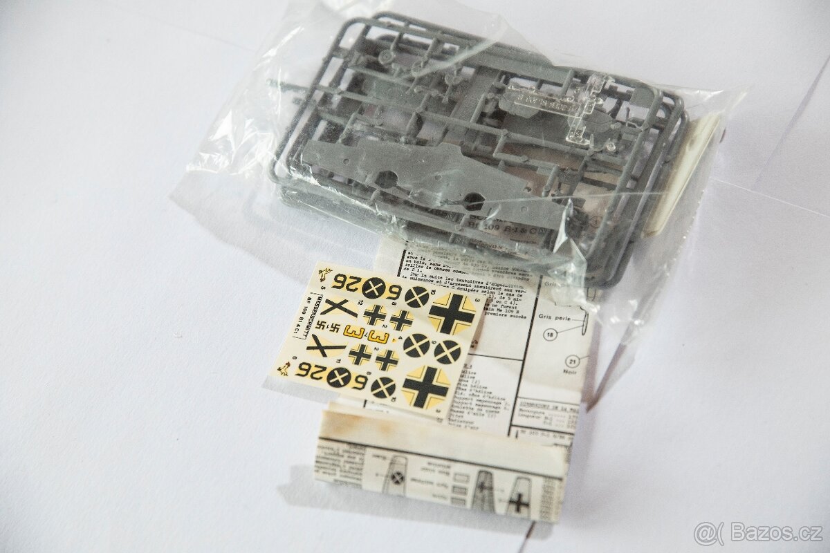 model letadla Messerschmitt Bf-109 B  1/72 od Heller - 2