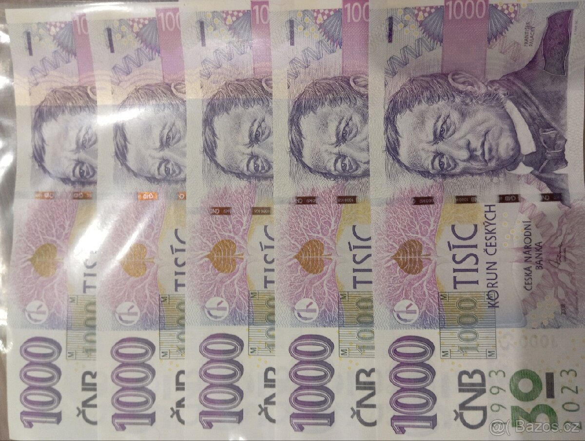 Výroční 1000 koruny. - 2