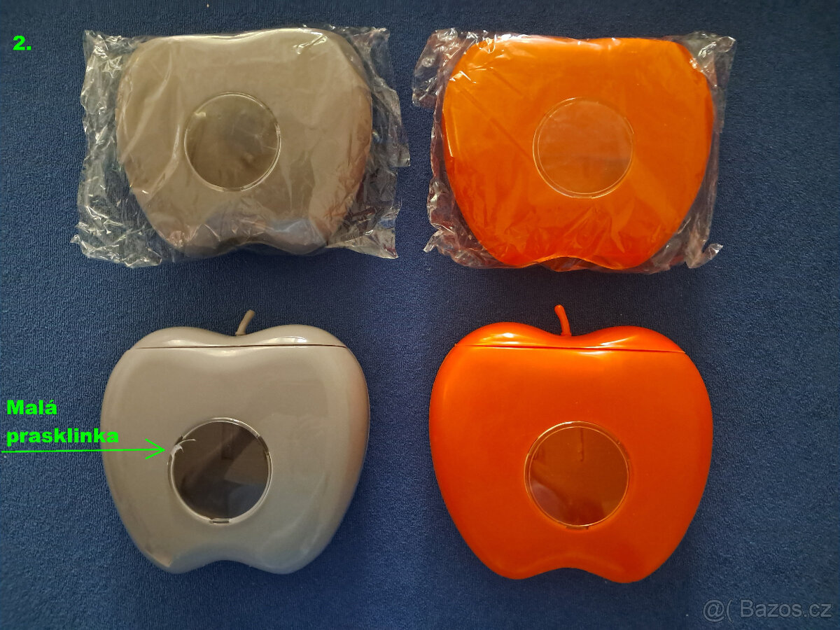 Prkénko, držáky, potrav. sáčky, lis na česnek a nůž na máslo - 2