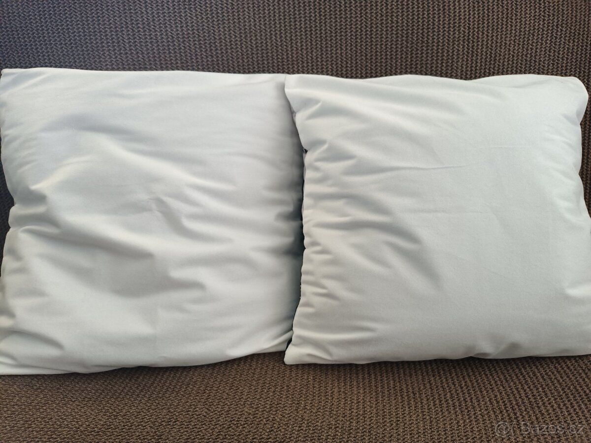 2 vánoční dekorační povlaky 45x45 cm, modré - 2