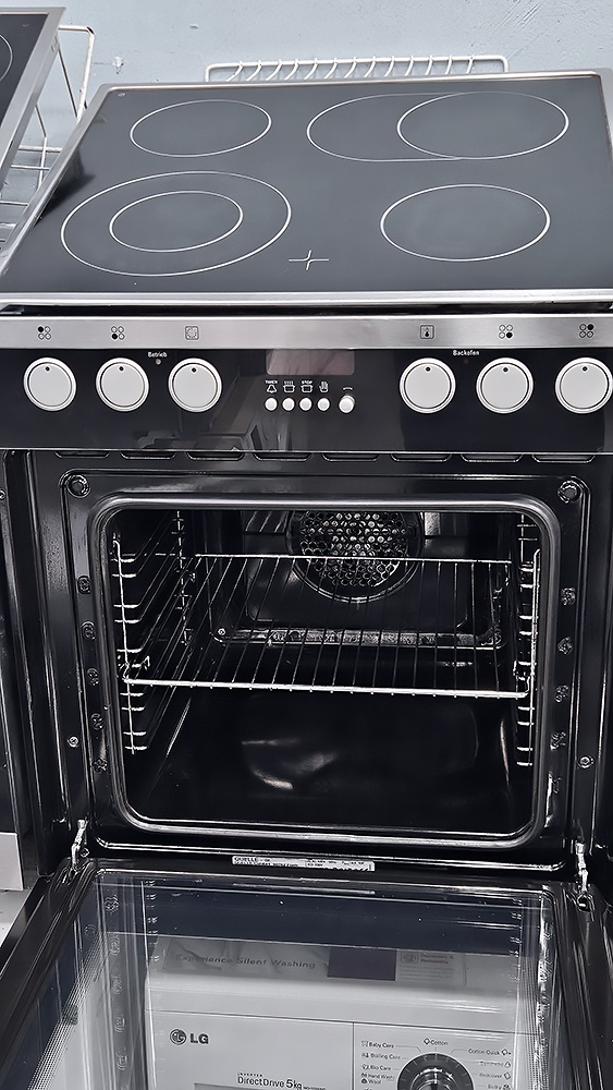 Horkovzdušná trouba se sklokeramickou deskou - set - nerez - 2