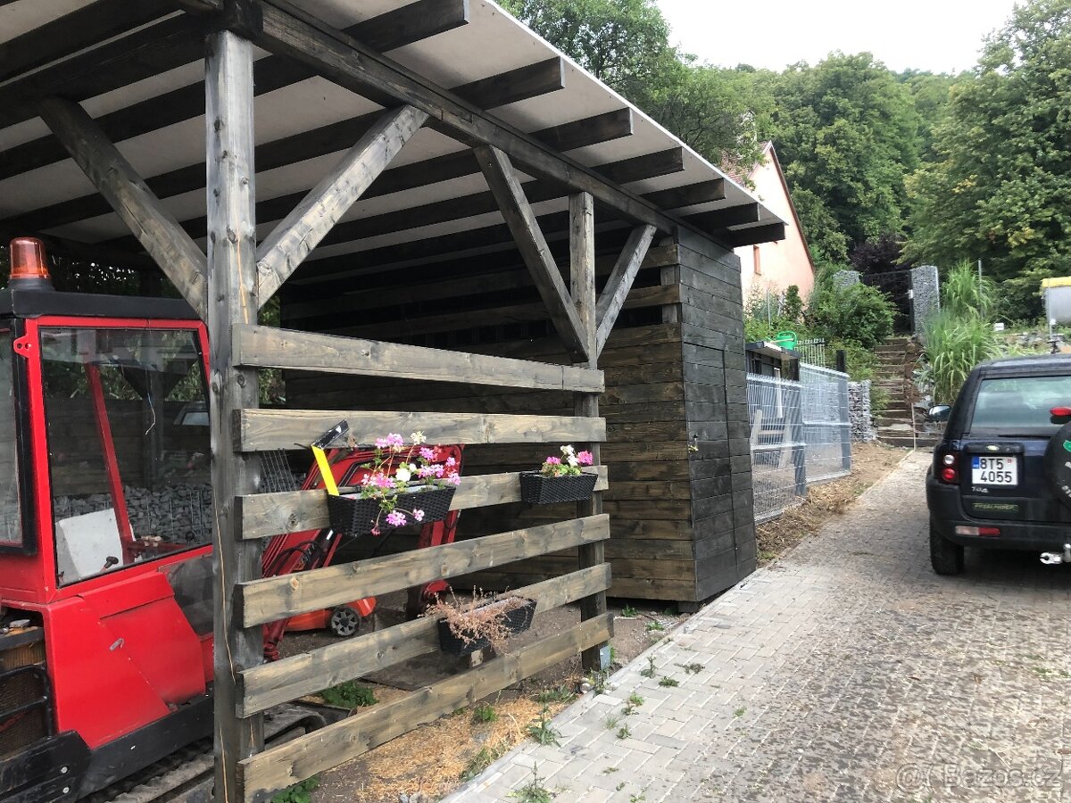 Pergola s kůlnou / bez dveří / - 2