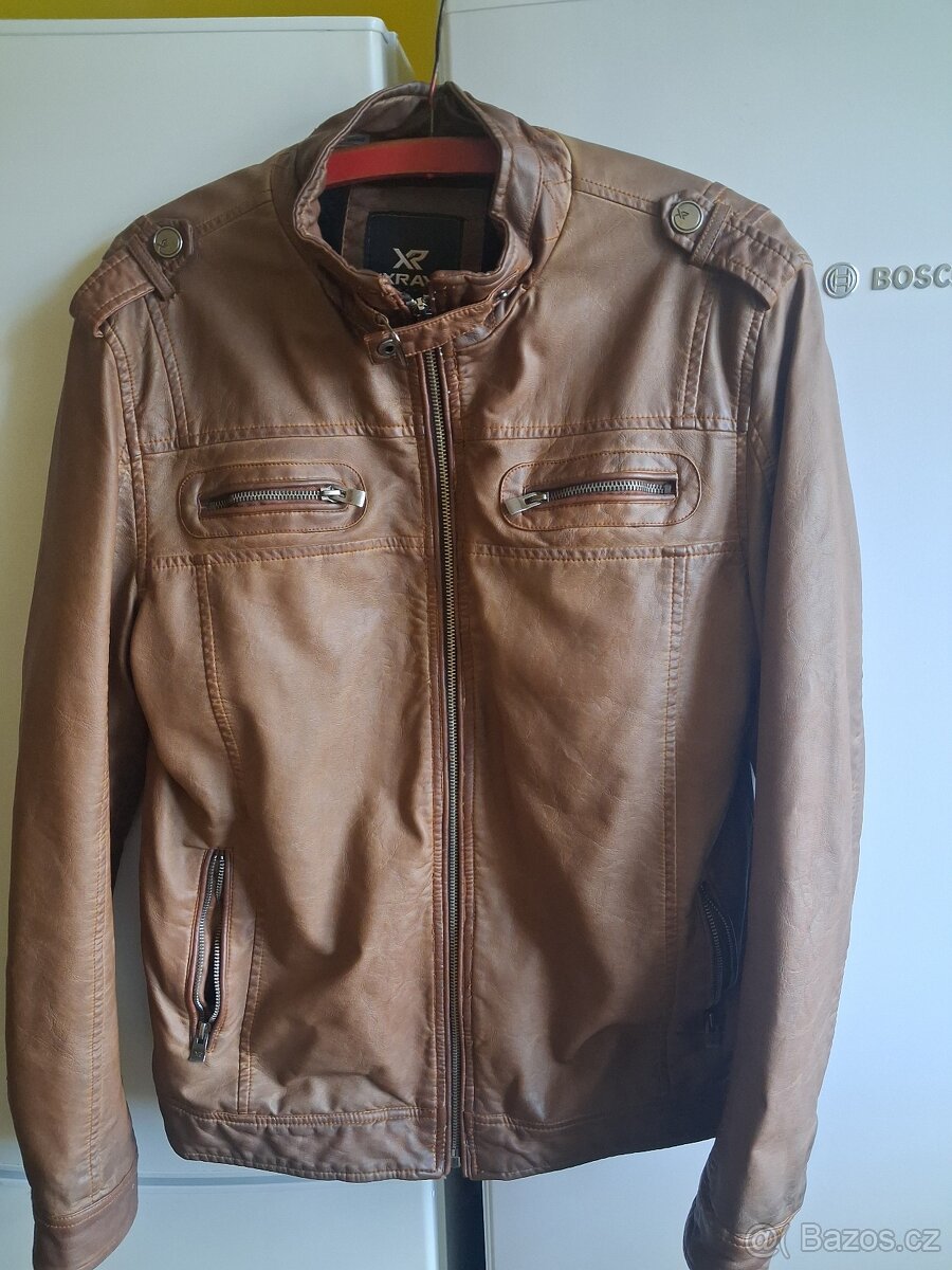 Kožená bunda s teplou vložkou Xray Jeans - 2