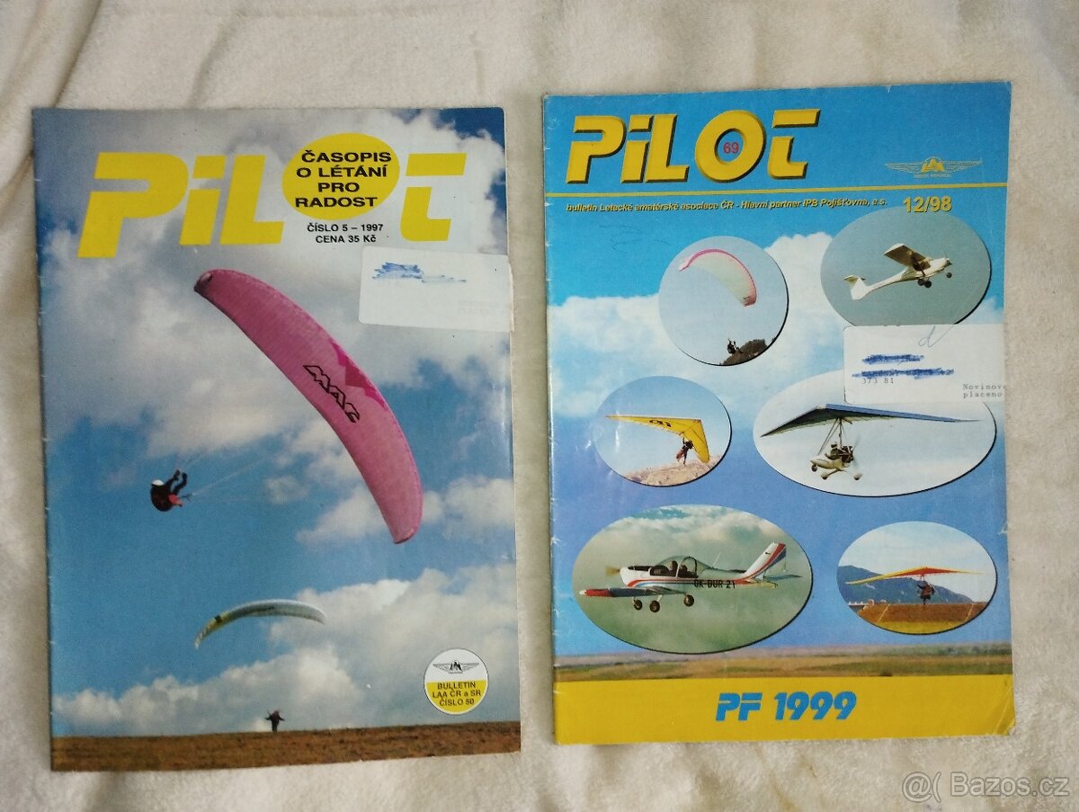 časopisy o letadlech - 2