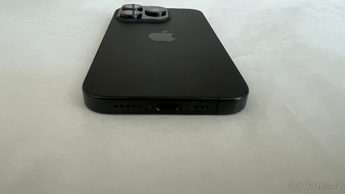APPLE IPHONE 15 PRO 128 GB ČERNÝ,12 MĚS.ZÁRUKA,JAKO NOVÝ - 2