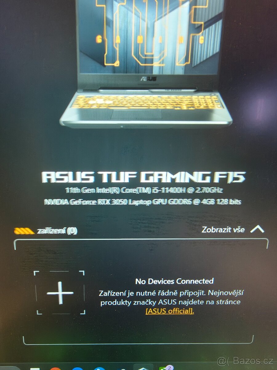 Asus TUF F15 - i5, RTX3050, 32GB RAM, 2,5TB SSD - 2