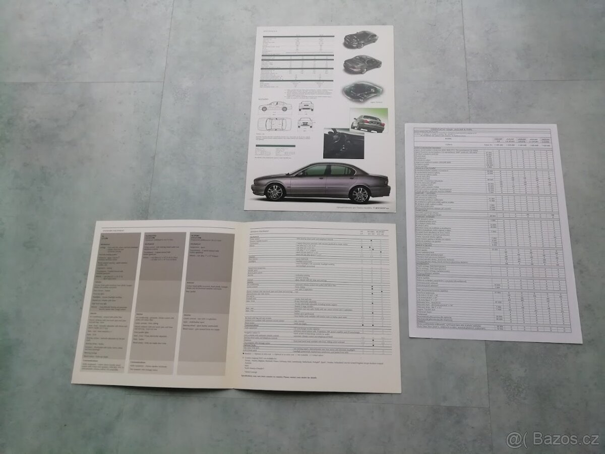 Jaguar X-type prospekty, ceník - doprava v ceně - 2