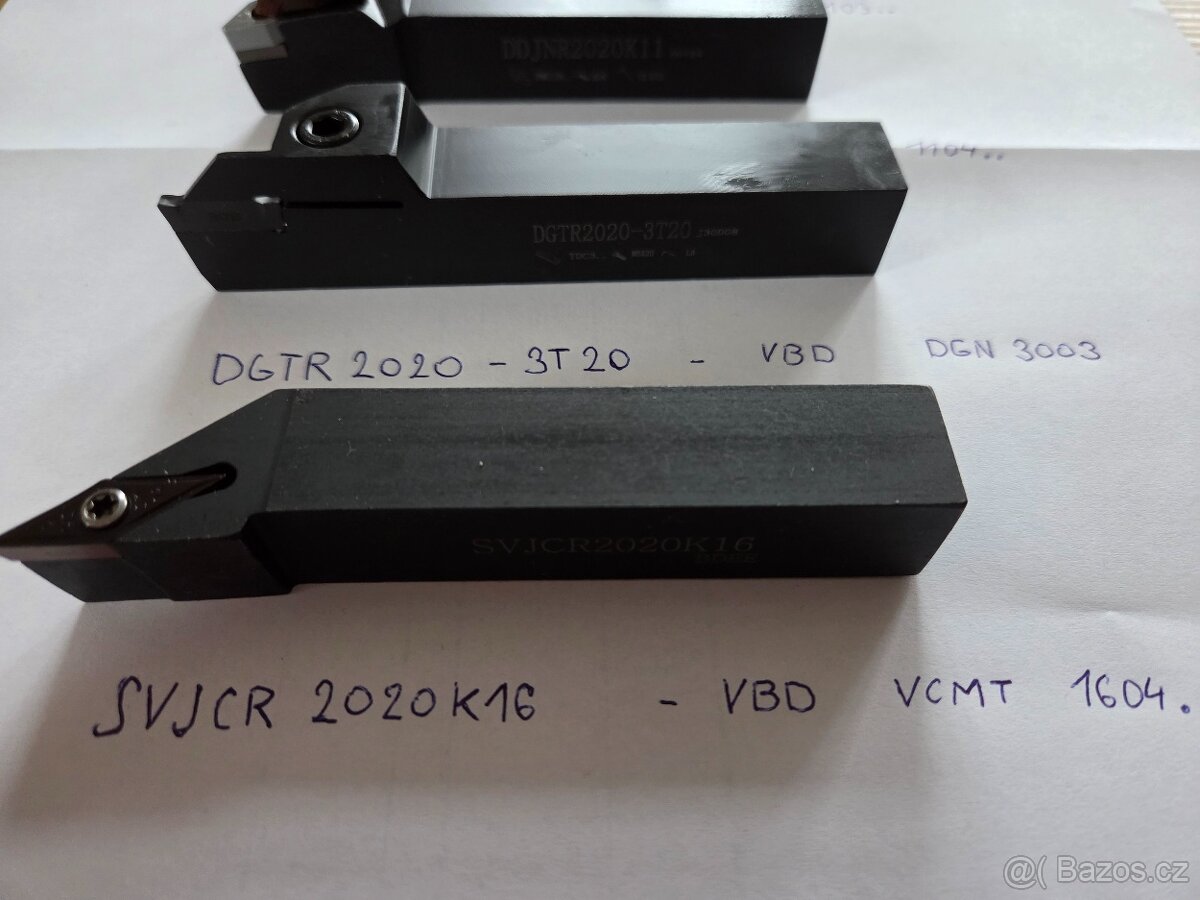 Soustružnické nože, VBD, závitníky - 2