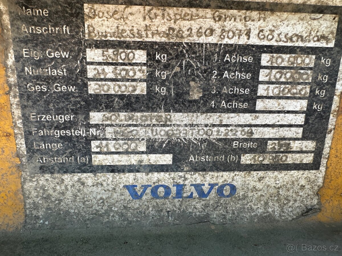 Podvalník trailer goldhofer 30t - 2